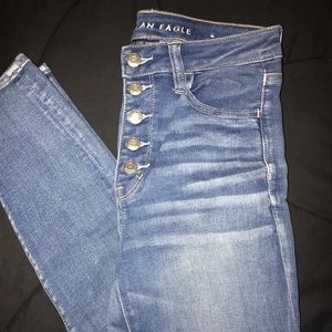 American Eagle Super Hi-Rise Jeggings in 8 Short